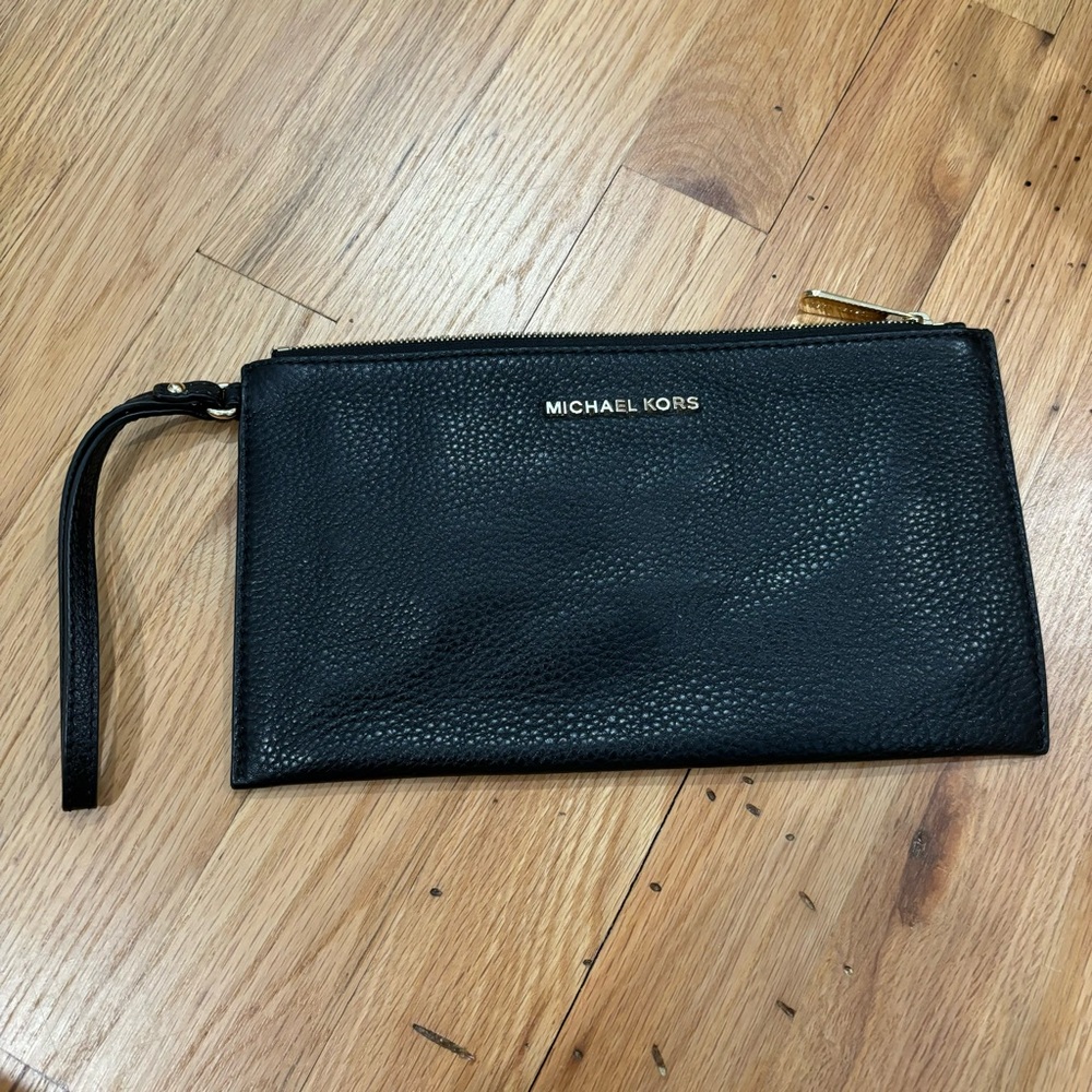 Michael Kors Black Wristlet